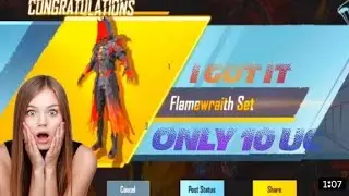 I GOT FLAME DEVIL SET IN 10 UCⓇ | Flame devil crate opening in bgmi | MARVELspy