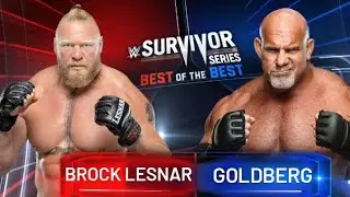 Brock Lesnar VS Goldberg | Survivor Series| Best Of The Best | Beast | Powerful Goldberg|