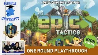 Tiny Epic Tactics Board Game &ndash; One Round Playthrough