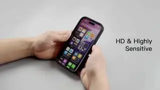 JETech Installation Guideline for iPhone Case with Built in Tempered Glass Screen Protector