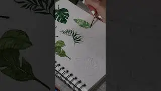 Tropical Leaf Painting! 🎨🖌