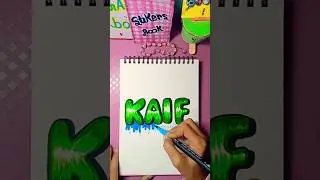 Cute Handlettering Front Page Subscriber Name ideas 💫⭐ #shorts #viral #youtubeshorts