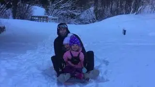 Best Sledding Hill in Cache Valley on Boogie Boards