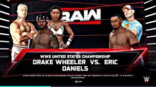 WWE 2K25  Eric Daniels Vs Drake Wheeler  