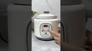Electric Ceramic Slow Cooker 1800ML | Automatic Stew Pot for Home Cooking