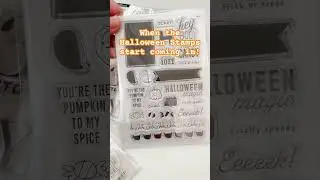 Halloween Stamp Time! #octoberdaily #halloweenstamp