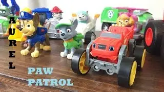Have fun with Eli toys blaze monster Machine truck PJ MASKS paw patrol