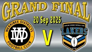 WFNL Seniors - Werribee Districts v Caroline Springs - GRAND FINAL on 20 September 2025 Chirnside Pk
