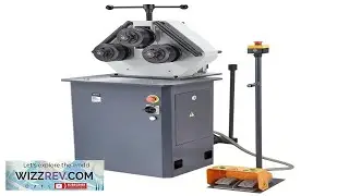 VEVOR 750W Electric Roll Bending Machine 3 Roller Electric Pipe Bender Machine