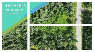 NOW SOLD: 4.85 Acre lot - Lot C Scott Rd