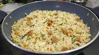 നിമിഷനേരംകൊണ്ടുണ്ടാക്കാം കിടിലൻ സോയ ഫ്രൈഡ്റൈസ്|Soya Veg-Fried Rice Recipe|indo chinese fried rice|