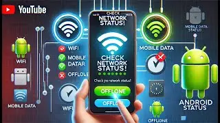 Pr.3  Check Mobile Data, WiFi, or Offline Status in Android | Easy Network Detection! 🚀