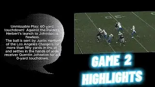 🎯Rocket Launch: Herbert&rsquo;s 60-Yard TD to Johnston vs Raiders! all-sports