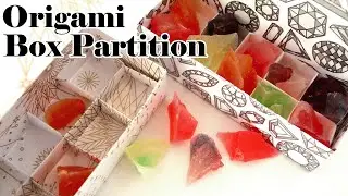 折り紙箱の仕切り Origami Box Partition
