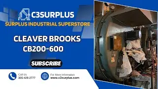 600 HP Cleaver Brooks 200 PSI Steam Boiler 1973 Model CB200-600