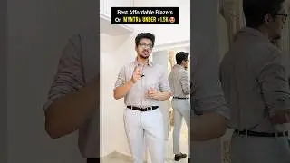 Best Budget Blazers On Myntra🤩 #myntrahaul #whatiorderedvswhatigot #shortsvideo #dailyshorts #shorts