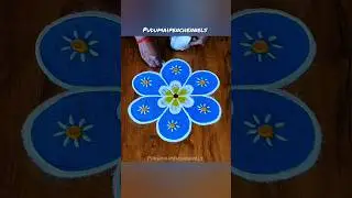 daily use rangoli design with dots #shorts #trendy @PUDUMAIPENCHENNELS