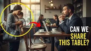 A Single Mom Asked to Share a Table — What the Billionaire Boss Said Next Changed Everything