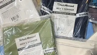 Gul Ahmed Sale 50% Off | Men&rsquo;s Summer Collection 2026 | Unstitched Fabrics | Wholesale Pakistan