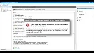How to fix 0x6d9 Firewall error code in Windows 11