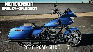 2026 Harley-Davidson FLTRXS Road Glide 117 in Aurora Blue Denim Paint | Bike of the Week