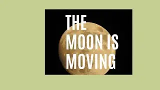 Full moon in slow motion