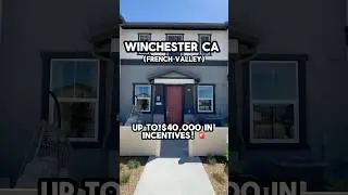 New Homes Starting at $449,990 in Winchester California! Home Tours in SoCal #realestate #hometour
