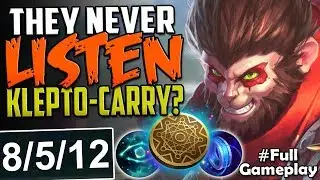 THEY NEVER LISTEN | KLEPTO-CARRY? | New Runes Wukong vs Shen TOP BUILD RANKED SEASON 8 Full Gameplay