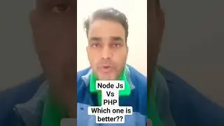 Node Js Vs PHP Which one is better?? #placement #upsc #coding #tech #dsa #job