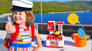 Bianca Capitã do Navio: Aventuras no Barco! 🚢⚓ Vídeo Infantil