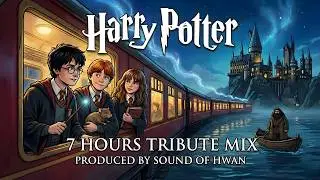 Harry Potter Mega Mix 🕯️ (7 Hours Journey To Hogwarts) With Melodic Downtempo Music - Stream Safe