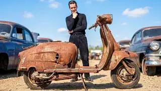 ASMR Lambretta Restoration | 1964 LI 150 Series 3 Complete Rebuild from Rust to Glory