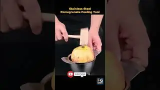Stainless Steel Pomegranate Peeling Tool | Quick & Easy Pomegranate Deseeder! #pomegranatedeseeder