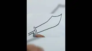 Draw simple sword easy drawing/#viral #inshort #easy #drawing #simple #viralvideo #viralshorts