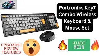 Best Wireless Keyboard + Mouse 🔥Portronics Key7 Combo 🔥 under Budget! Unboxing Review & Features