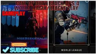 COD: BO4 League Play Gameplay First Look BLACK OPS 4 WORLD LEAGUE