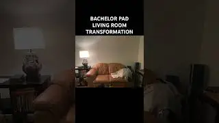 BACHELOR PAD LIVING ROOM TRANSFORMATION