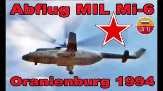 Departure RUSSIAN AIR FORCE MIL Mi-6 in Oranienburg, Juni1994
