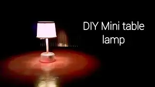 How to Make Mini Table lamp at home l DIY Tamil