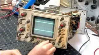 REPARO OSCILOSCÓPIO KENWOOD CS-1022 (JAPAN-1986)