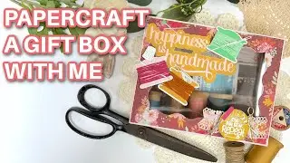 3D Gift Box with Dies from ScrapDiva