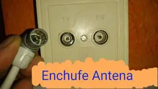 Reparar cable Tv toma de antena