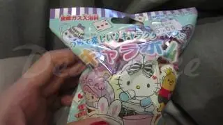 ASMR Sanrio Japanese Bath bomb demo unboxing