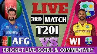 Afghanistan Vs West Indies &ndash; 3rd T20 | Live Scores & Commentary | AFG vs WI Live Match Today