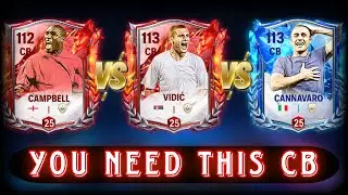 109 Каннаваро против 109 Видич против 108 Кэмпбелл обзор fc mobile