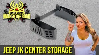MAIKER Off-Road JK Metal Center Console Storage Box For 2011-2018 Jeep Wrangler JKU