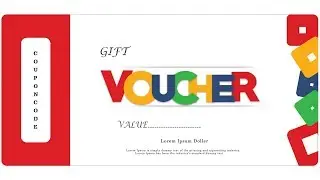 How to make comercial Gift Voucher in Photoshop CC