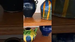 Antique French pottery - Emile Tessier earthenware & pottery from Provence