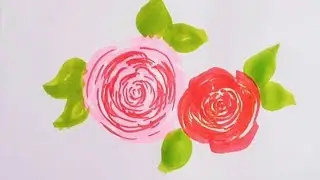 how to draw rose 🌹very easy Rose drawing 🌹