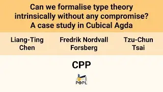 [CPP'26] Can we formalise type theory intrinsically without any compromise? A case study in(…)